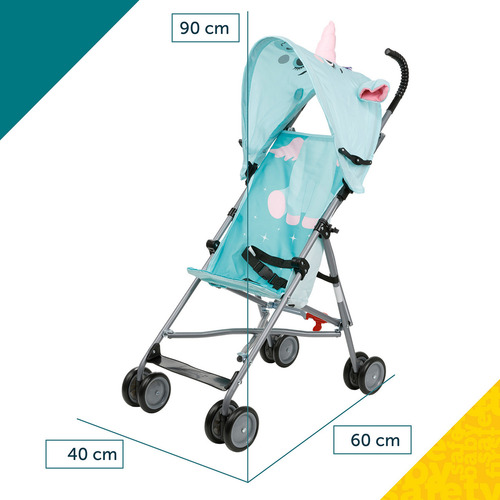 Carriola de bastón Safety 1st US133 unicornio con chasis color gris