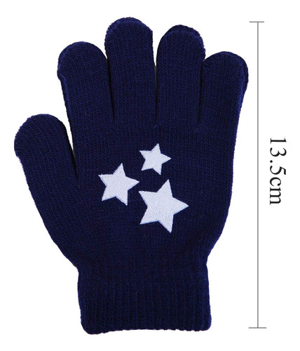 6 Pares De Guantes Mágicos Cálidos De Invierno Para Niños Y