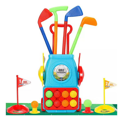 Conjunto De Brinquedos Golfe Para Bebês, Crianças Com Carro