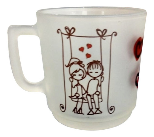 Imagen 6 de 10 de Tazas Para Sublimar Vidrio Esmerilado Caja 6 Unidades