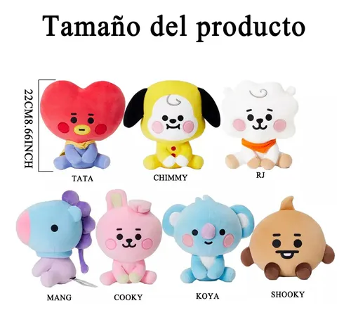 Peluches Bt21 Youth League Shooky/tata/cooky/chimmy Dp