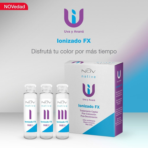 Nov Ionizado Fx Ampolla Tratamiento Reparador Cabello Dañado