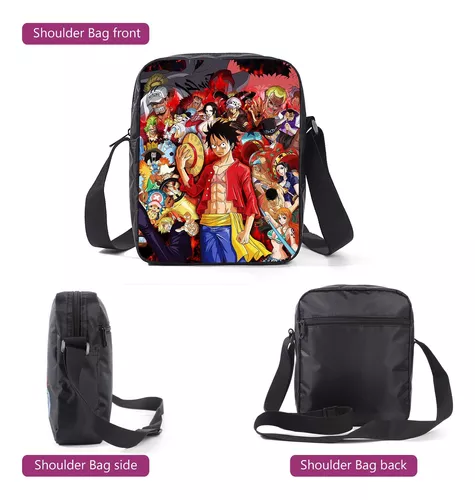 Desenho Animado Anime One Piece Luffy Mochila Escolar Masculina