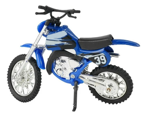 Modelo De Motocicleta Todoterreno De Aleación 1:18 Para Deco