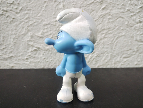 Figura Pitufo Gruñón Peyo 2013 Mc Donald's Usado Original (Usado)