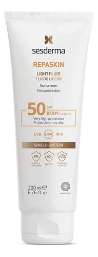 Sesderma Repaskin Fluido Ligero Fotoprotector Solar 200ml