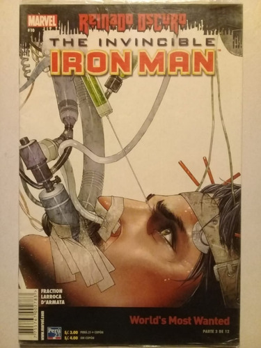 The Invincible Iron Man # 10 - Reinado Oscuro - 3/12 - 2012