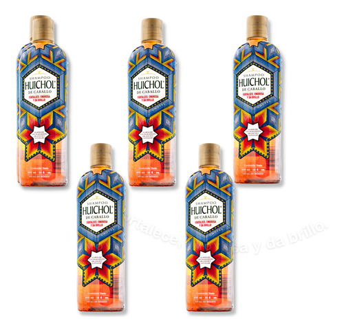 Shampoo Huichol Cola De Caballo 400 Ml X5 Piezas /fortalece