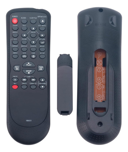 Nb693 Nb693uh Reemplazo De Control Remoto Compatible Para