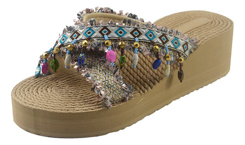 Ay Zapatillas Con Punta Abierta Mujer, Sandalias Cómodas