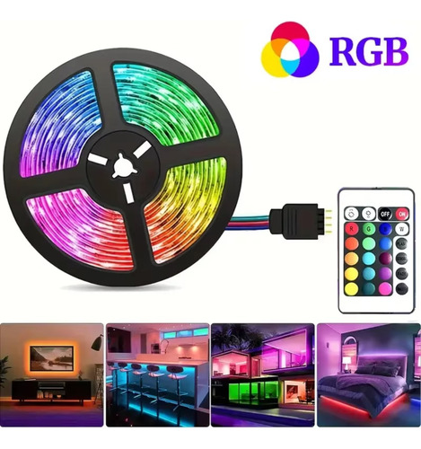 Luz De Faixa Led Usb De 2 M Que Muda De Cor Smd 5050 Tv Back