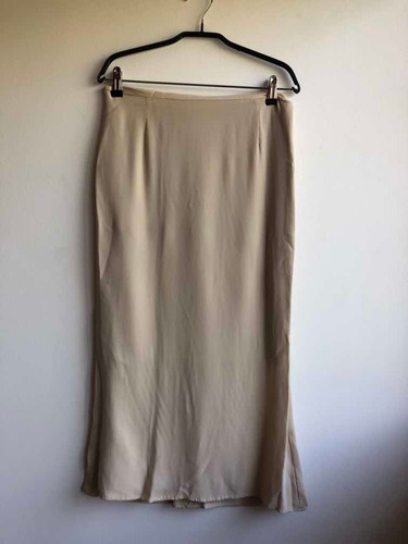 Elegante Falda Mujer Evenement Beige Talla 40 Made In Italy Elegante Falda Mujer Evenement Beige Talla 40 Made In Italy
