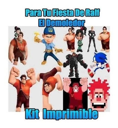 Kit Imprimible   Fiesta De Ralf El Demoledor