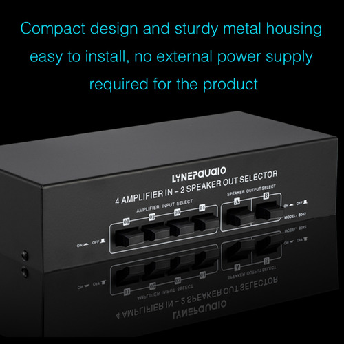2 Salidas Amplificador De Potencia Interruptor De Sonido