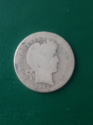 Eeuu 1902 Dime Plata 