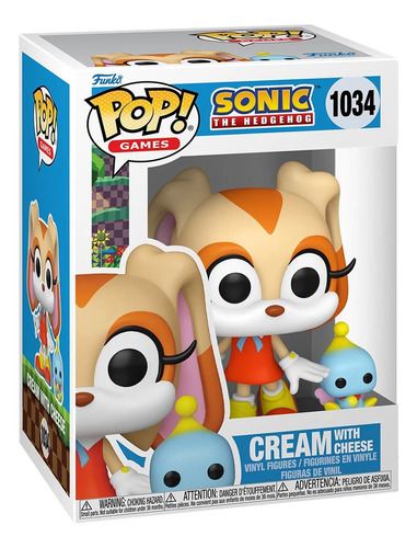 Figura De Acción Pop & Buddy Sonic Cream Con Cheese Funko