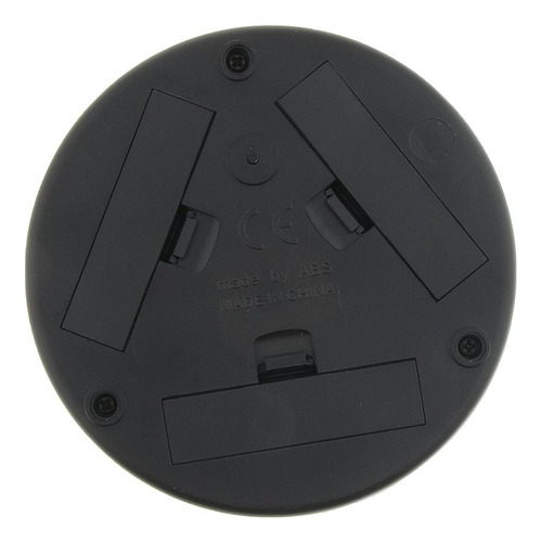 Colorido Mudando Led Light Bottle Cup Mat Coaster Bar Preto