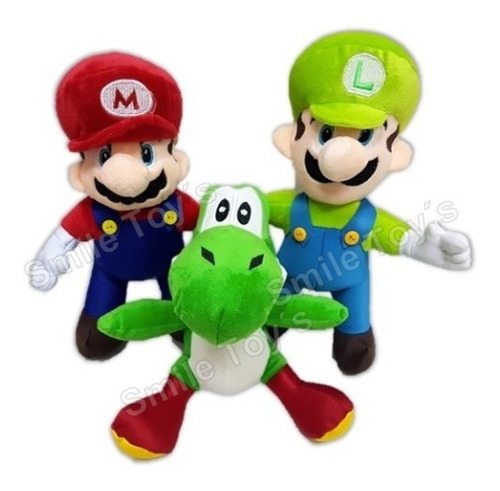 Peluches Joshi, Mario Y Luigy Bros Excelente Calidad Bordado