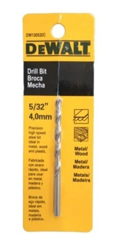 Mecha Para Madera, Metal Y Pvc 1/16'' Dewalt