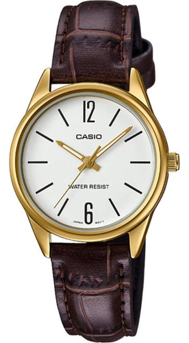 Relógio Analógico Feminino Casio Ltp-v005gl-7b Com Pulseira
