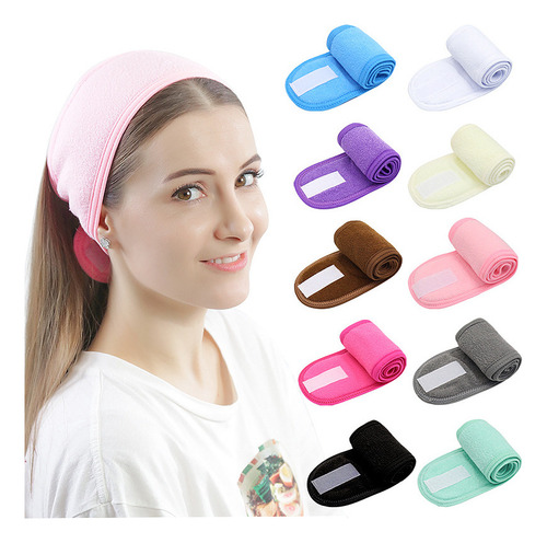 Nuevo 10 Accesorios For El Cabello Con Velcro Y Pañuelos