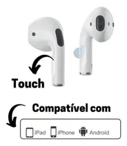 Comprar Fone de ouvido Bluetooth Sem Fio cor branco sem fio