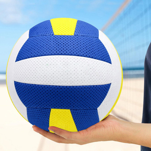 Pelota De Voleibol Para Interiores Y 5 Azul Amarillo
