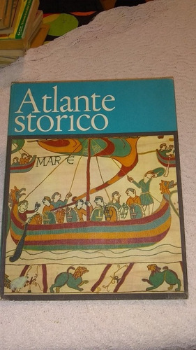 Antiguo Libro Atlante Storico En Italiano