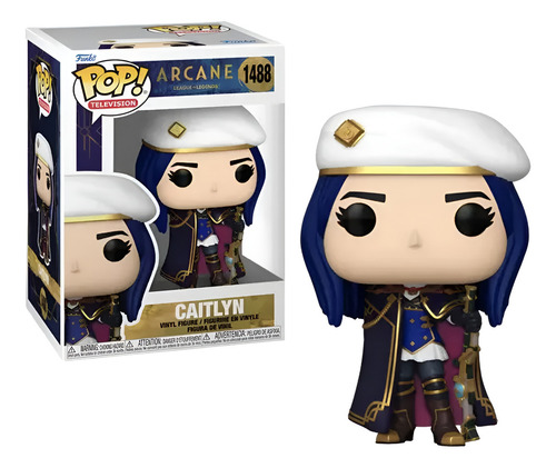 Funko Pop Caitlyn #1488 Kiramman Lol Daño En Caja (Usado)