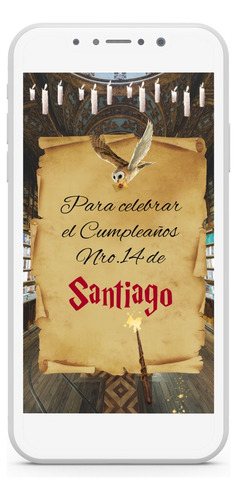 Video Invitación Animada Con Foto, Cumpleaños Harry Potter