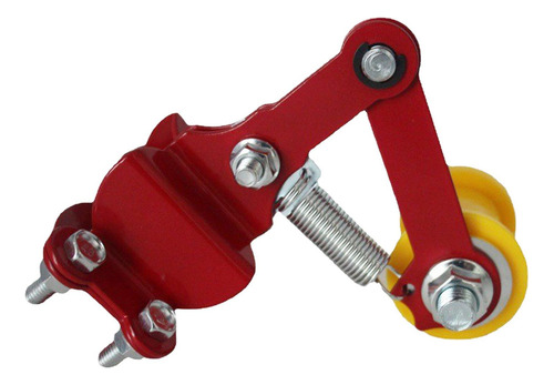 Tensor De Cadena For Motocicleta, Ajustador Rojo