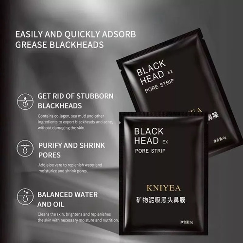 Mascarilla Facial Puntos Negros X20 Unidad Limpieza Belleza