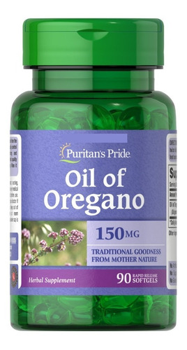 Aceite De Oregano 150 Mg 90 Softgels  / Puritans Pride