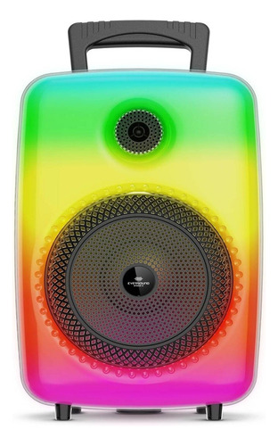 Bocina 8 Pulgadas Sa8065t Micrófono Bluetooth Radio Fm Color Negro