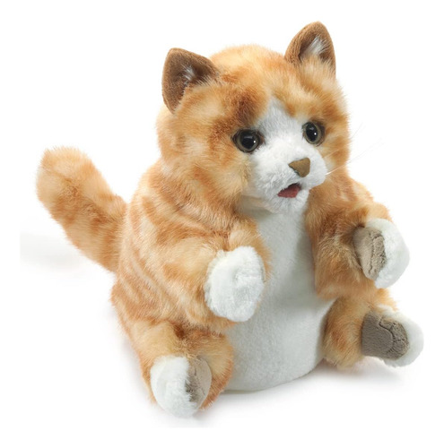 Folkmanis Orange Tabby Kitten Hand Puppet Naranja, ...