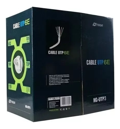 Rollo Cable Interior Utp Cat6 305 Mtrs Cctv Redes Red Lan