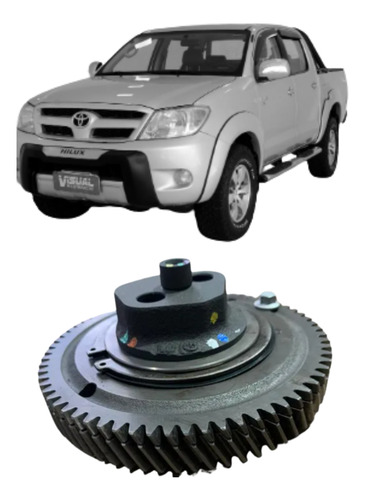 Engrenagem Dupla Do Motor Hilux 2.5 05/15