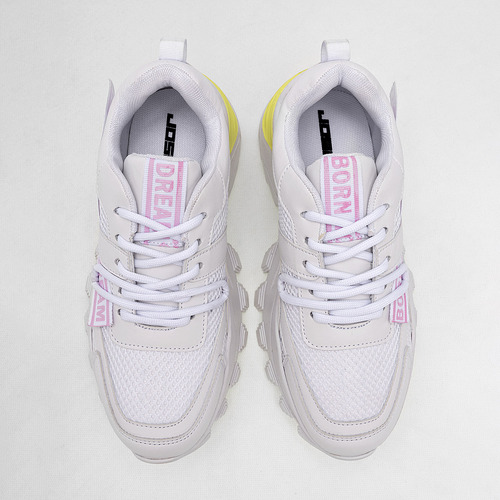 Tenis Mujer Joshua 1130 Blanco Rosa 125-271