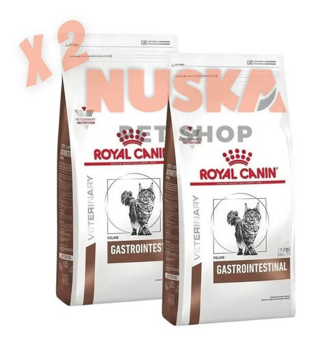 Royal Canin Gastrointestinal Cat 2 Kg X 2 Unidades Gato
