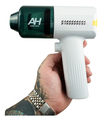 Aspiradora Inalámbrica Alpina 120w 8000pa Recargable + Bolso Color Blanco