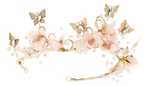 Xiaery Diadema Con Forma De Corona De Mariposa For Niños,