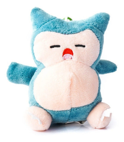 Peluche Pokemon Anime Snorlax Con Llavero 12cm Peluchito Imp