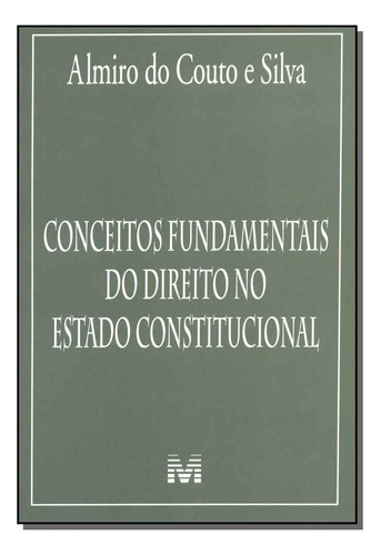 Libro Conceitos Fund Dto Estado Constitucional 1ed 15 De Cou