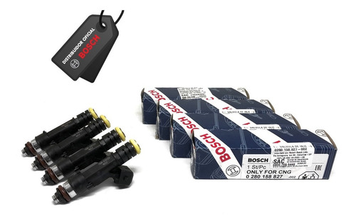 4 Bicos 160 Lbs/h Original Bosch Alta Impedância