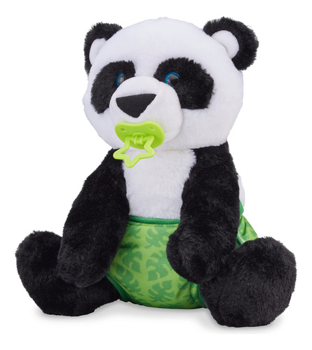 Melissa Y Doug Baby Panda Panda Plush Animal Relleno Con Chu