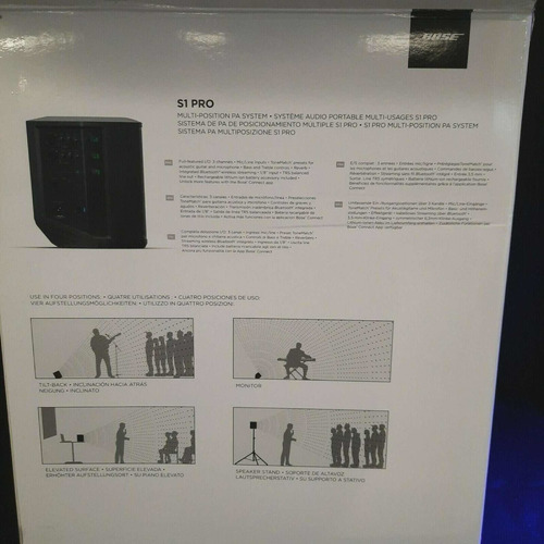 Imagen 3 de 3 de Bose S1 Pro Bluetooth Speaker System W Battery
