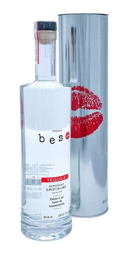 Tequila Beso Cristalino Con Estuche