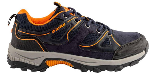 Zapatilla Outdoor Niño Lotto - Argos Lc Azul Naranjo