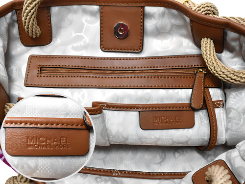 Bolsa Michael Kors Lona Marina Rosa
