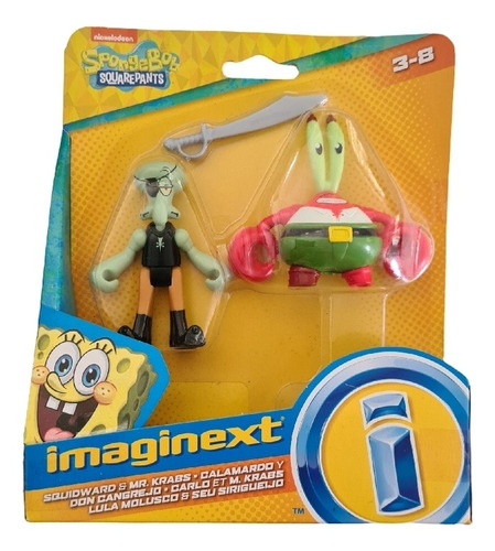 Figuras Calamardo Y Don Cangrejo Imaginext 